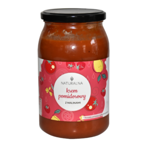 Krem pomidorowy z malinami