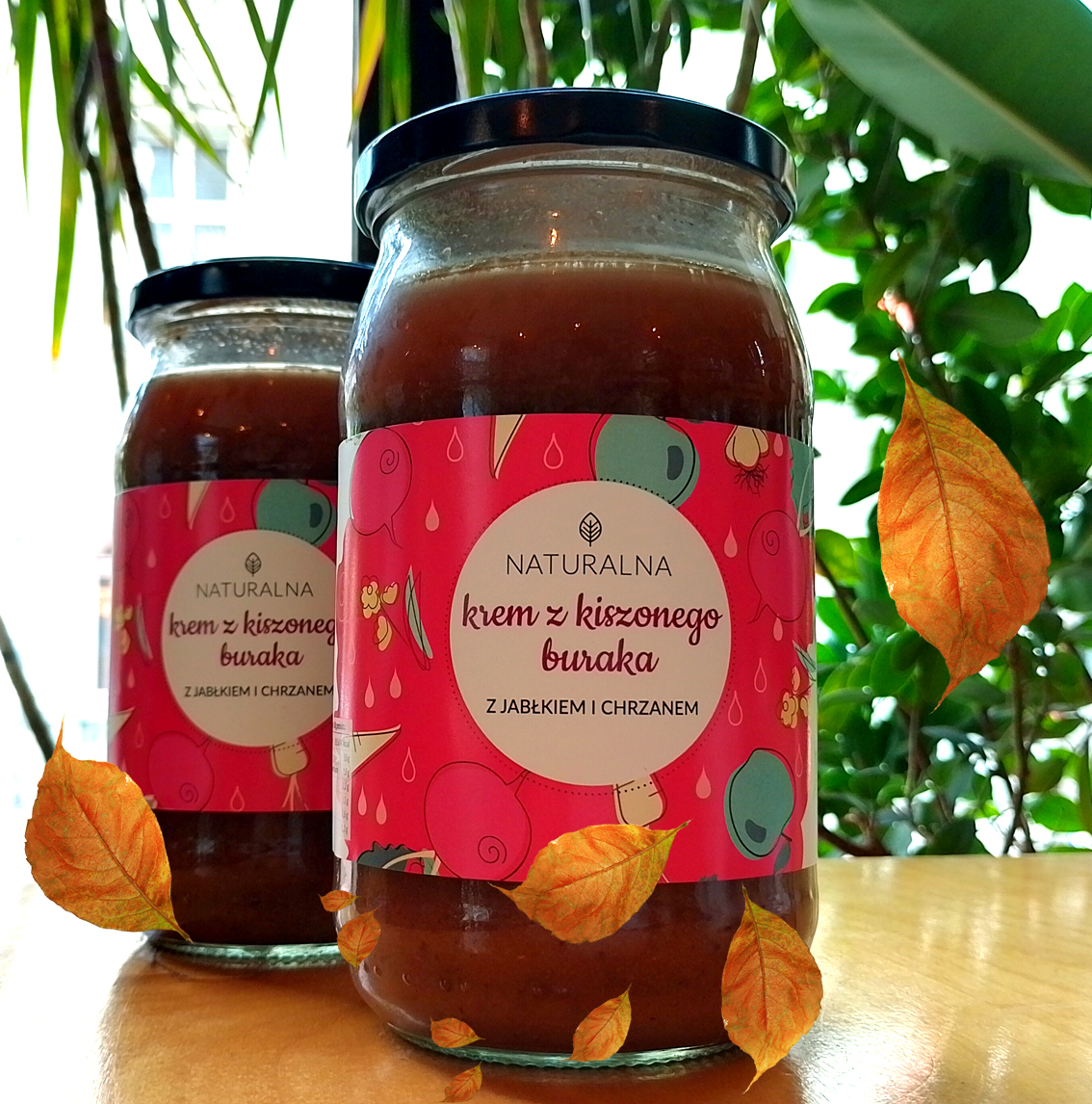 Krem z kiszonego buraka z jabłkiem i chrzanem BIO 815ml